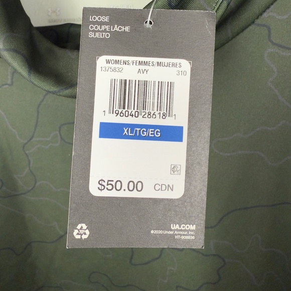 UNDER ARMOUR UA cold weather funnel neck sweater loose fuller cut size XL - Picture 6 of 8